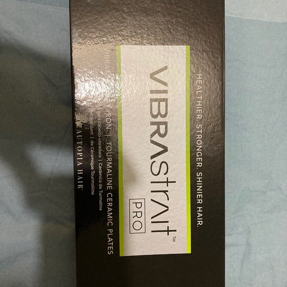 VIBRAstrait Oscillating Flat Iron, 1", Tourmaline Ceramic Plates - Picture 3 of 3